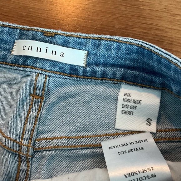 Eunina Eve high rise shortie jeans short - Picture 4 of 4